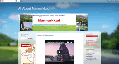 Desktop Screenshot of mannarkkadu.blogspot.com