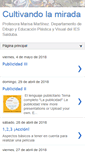 Mobile Screenshot of cultivandolamirada.blogspot.com