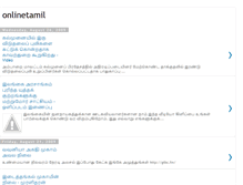 Tablet Screenshot of onlinetamil.blogspot.com