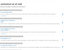 Tablet Screenshot of comunicarsealweb.blogspot.com