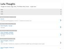 Tablet Screenshot of luhathoughts.blogspot.com