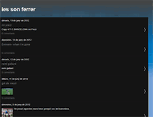 Tablet Screenshot of iessonferrer.blogspot.com