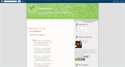 Desktop Screenshot of flashmech.blogspot.com