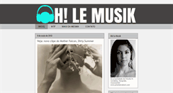 Desktop Screenshot of oh-le-musik.blogspot.com