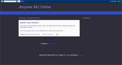 Desktop Screenshot of jhoymermu.blogspot.com