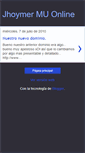 Mobile Screenshot of jhoymermu.blogspot.com