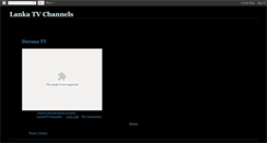 Desktop Screenshot of lankatvchannel7.blogspot.com