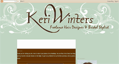 Desktop Screenshot of keriwintersstylist.blogspot.com