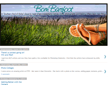 Tablet Screenshot of bornbarefoot.blogspot.com