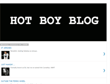 Tablet Screenshot of hotboyblog.blogspot.com