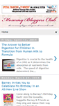 Mobile Screenshot of mommybloggersclub.blogspot.com