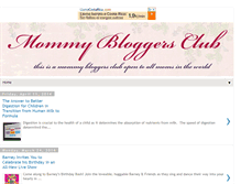 Tablet Screenshot of mommybloggersclub.blogspot.com