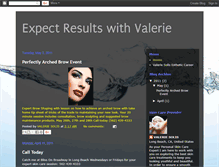 Tablet Screenshot of expectresultswithvalerie.blogspot.com