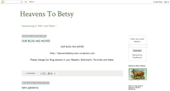 Desktop Screenshot of heavenstobetsy2.blogspot.com