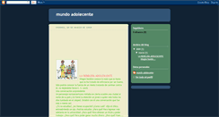 Desktop Screenshot of nuestro-mundo-adolecente.blogspot.com