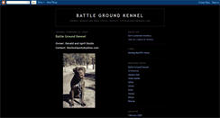 Desktop Screenshot of battlegroundkennel.blogspot.com