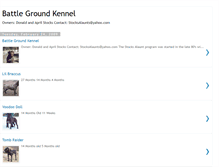 Tablet Screenshot of battlegroundkennel.blogspot.com