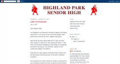 Desktop Screenshot of highlandsr.blogspot.com
