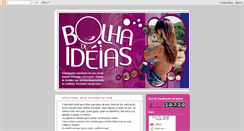 Desktop Screenshot of bolhaideias.blogspot.com