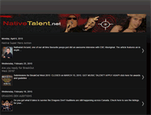 Tablet Screenshot of leadingnativetalent.blogspot.com