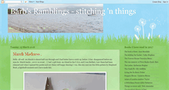 Desktop Screenshot of barbsstitchincorner.blogspot.com