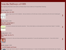 Tablet Screenshot of fromthehallways.blogspot.com