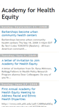 Mobile Screenshot of academyforhealthequity.blogspot.com