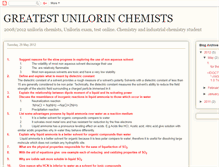 Tablet Screenshot of greatestunilorinchemist.blogspot.com