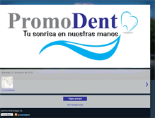 Tablet Screenshot of mympromodent.blogspot.com