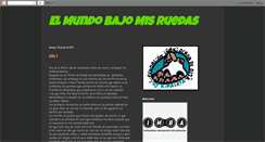 Desktop Screenshot of elmundobajomisruedas.blogspot.com