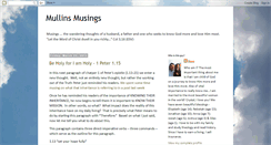 Desktop Screenshot of mullinsmusings.blogspot.com