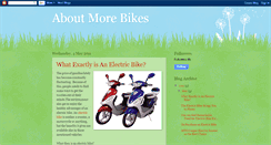Desktop Screenshot of aboutmorebikes.blogspot.com