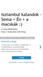Mobile Screenshot of isztambulkalandok.blogspot.com