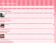 Tablet Screenshot of mistysmotivation.blogspot.com