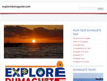 Tablet Screenshot of exploredumaguete.blogspot.com