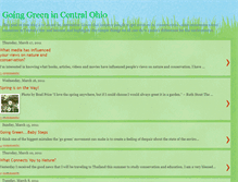 Tablet Screenshot of gogreencentralohio.blogspot.com