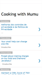 Mobile Screenshot of cookingwithmumu.blogspot.com