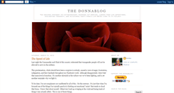Desktop Screenshot of donnaroseblog.blogspot.com