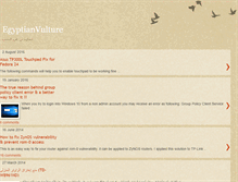 Tablet Screenshot of egyptianvulture.blogspot.com