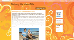 Desktop Screenshot of bethanyhamiltongirls.blogspot.com