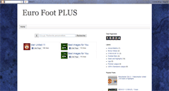 Desktop Screenshot of eurofootplus.blogspot.com