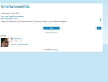 Tablet Screenshot of entertainmentgiz.blogspot.com