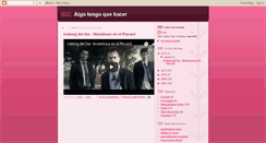 Desktop Screenshot of algotengoquehacer.blogspot.com