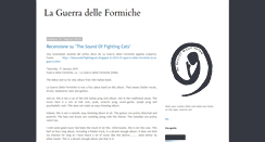 Desktop Screenshot of laguerradelleformiche.blogspot.com