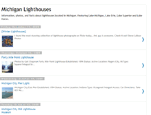 Tablet Screenshot of michiganlighthouses.blogspot.com