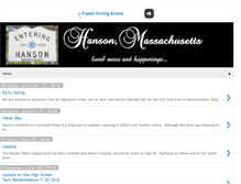 Tablet Screenshot of hansonmassachusetts.blogspot.com