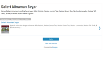 Tablet Screenshot of galeriminumansegar.blogspot.com