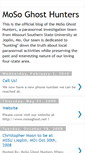 Mobile Screenshot of mosoghosthunters.blogspot.com