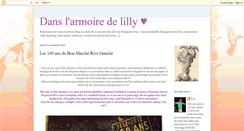 Desktop Screenshot of danslarmoiredelilly.blogspot.com
