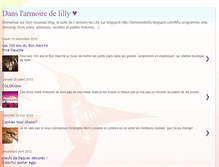 Tablet Screenshot of danslarmoiredelilly.blogspot.com